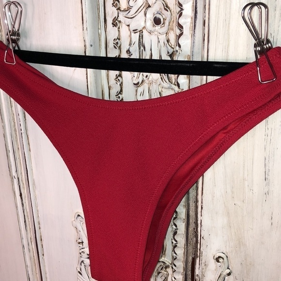 Cupshe NWT Red Bikini Bottom Size XS - Picture 2 of 6